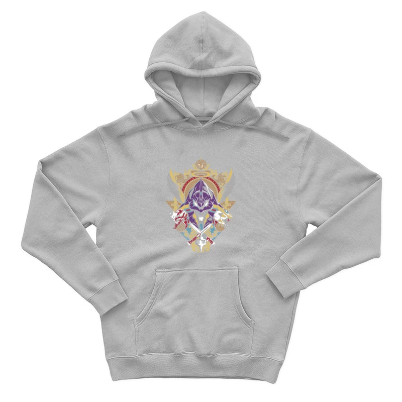 Fantasy Anime Character Illustration Male Pullover Hoodie