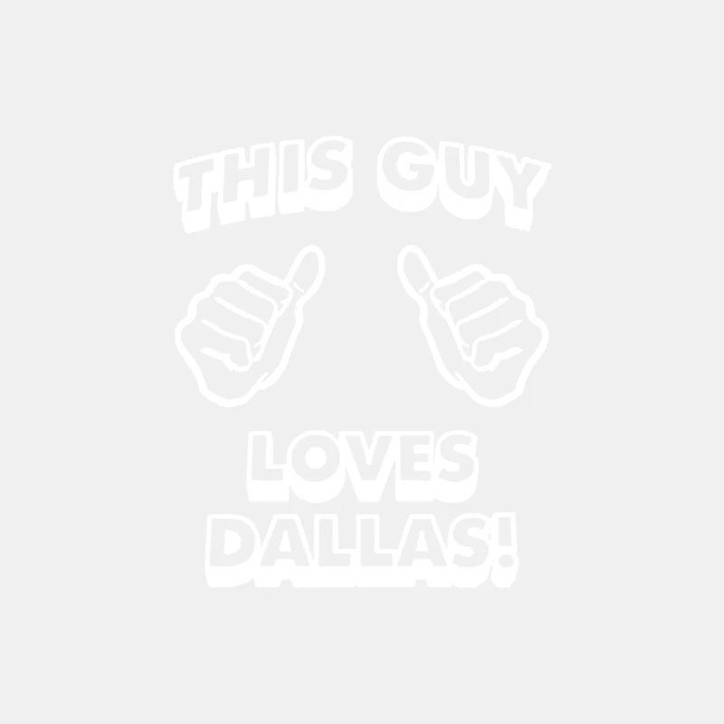 This Guy Loves Dallas Male Tank Top