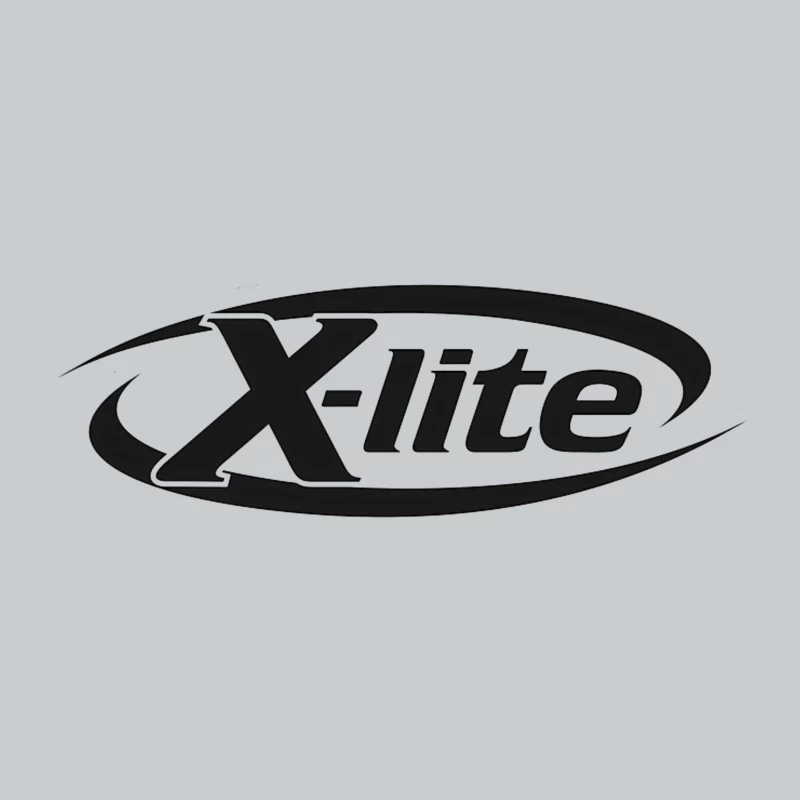 X-lite Black and White Brand Logo Design Baseball Cap