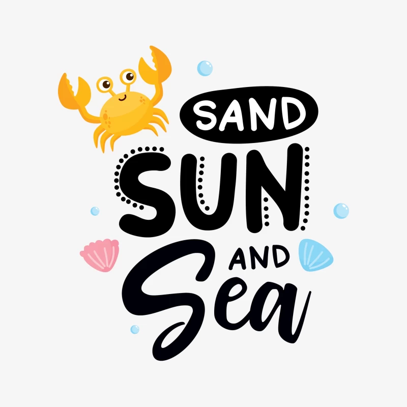 Été avec soleil, sable et mer Femme Sweat-shirt à enfiler