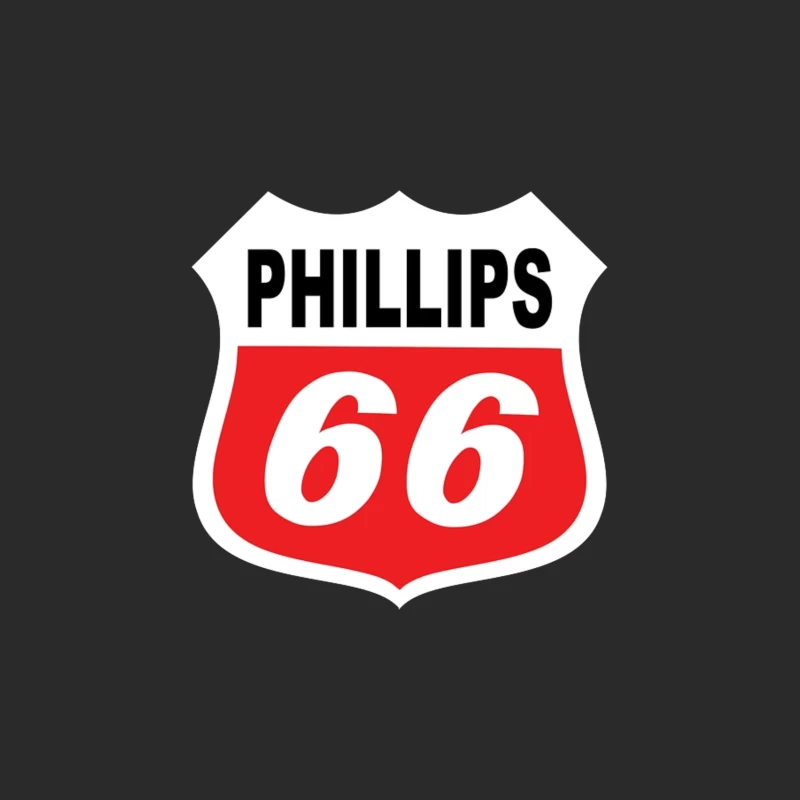 Phillips 66 Classic Shield Logo Design Baseball Cap