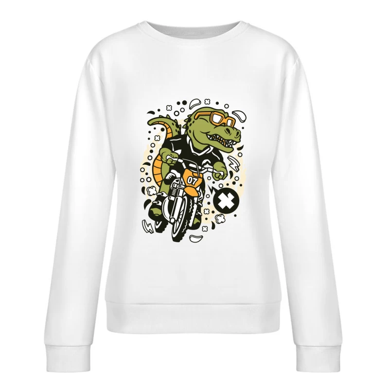 Crocodile Motard Aventure Femme Sweat-shirt à enfiler