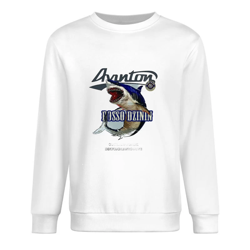 Shark-Angriff Grafik Herren Pullover Sweatshirt