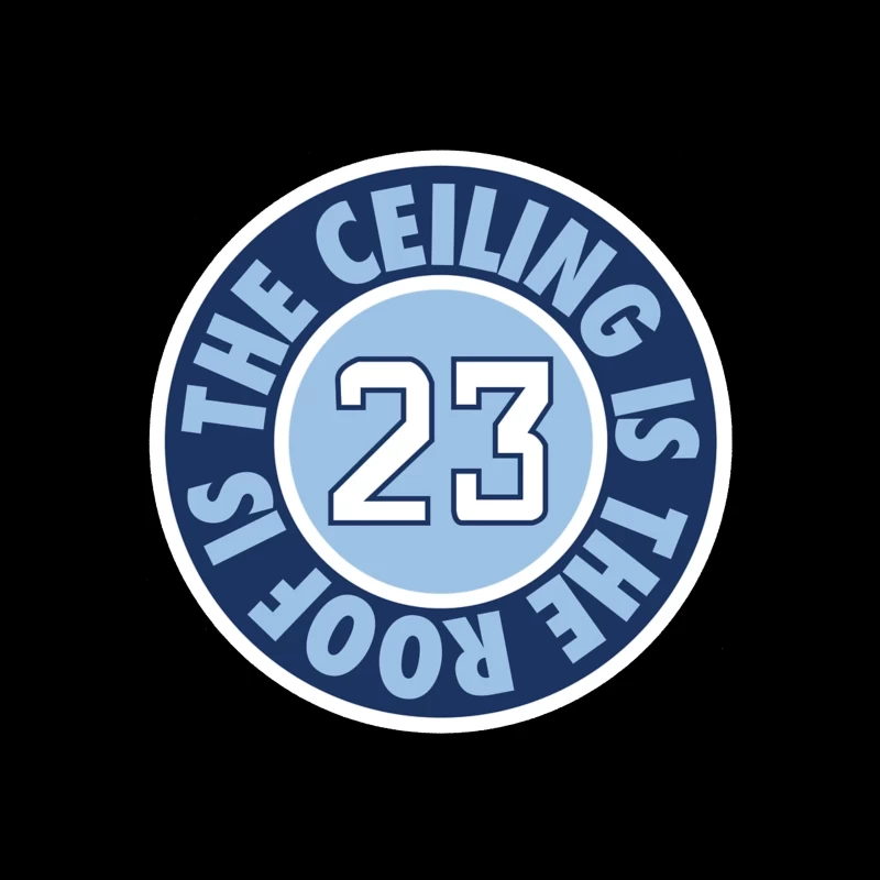23 The Ceiling is the Roof Throw Pillow