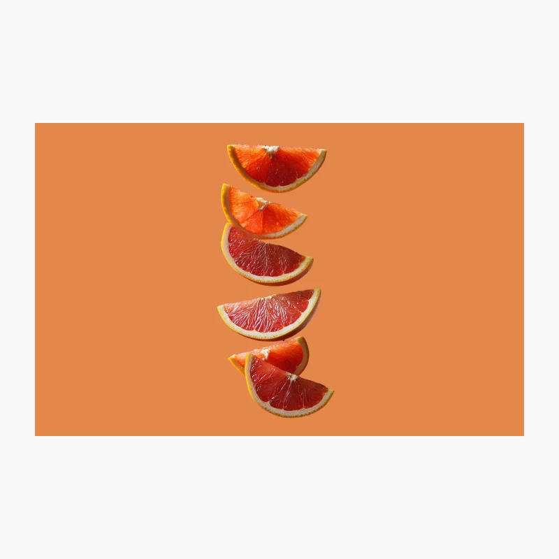 Juicy Grapefruit Slices: A Fresh Citrus Delight Travel Mug