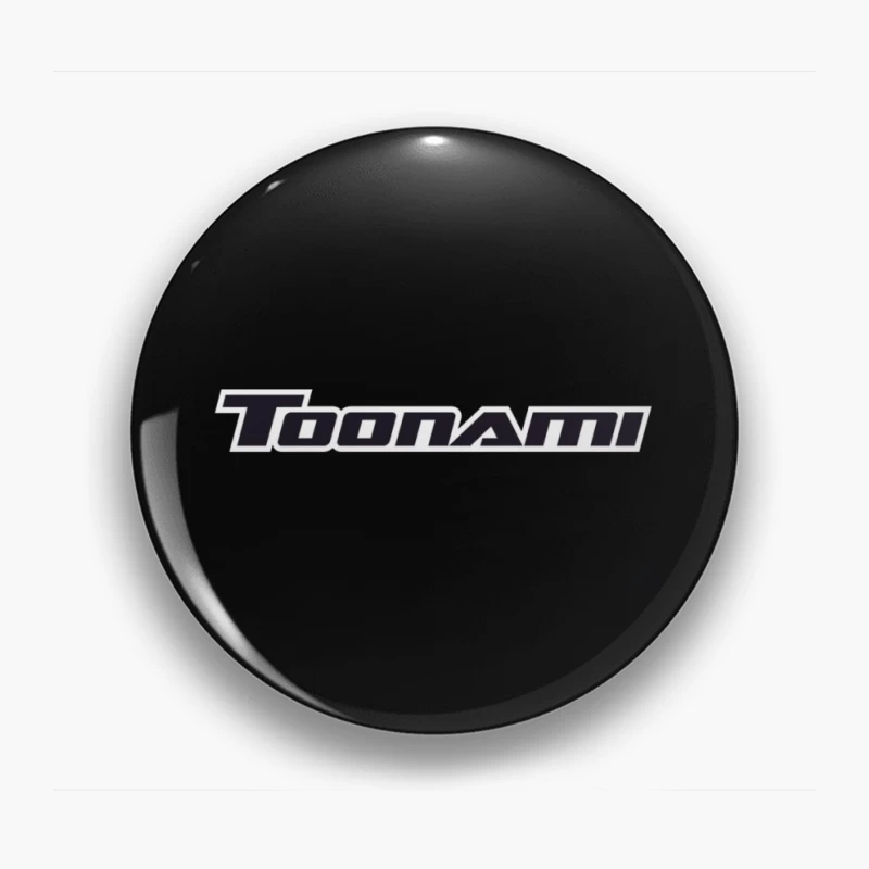 Toonami Black Text Logo - Cartoon Network's Anime Programming Block Pin