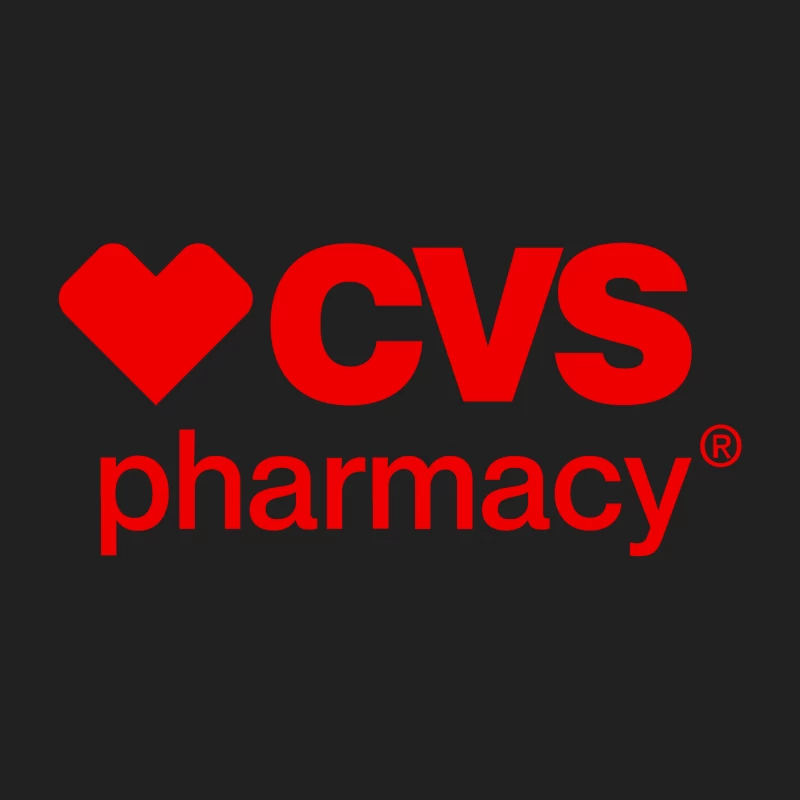 CVS Pharmacy Logo with Red Heart Symbol Bucket Hat