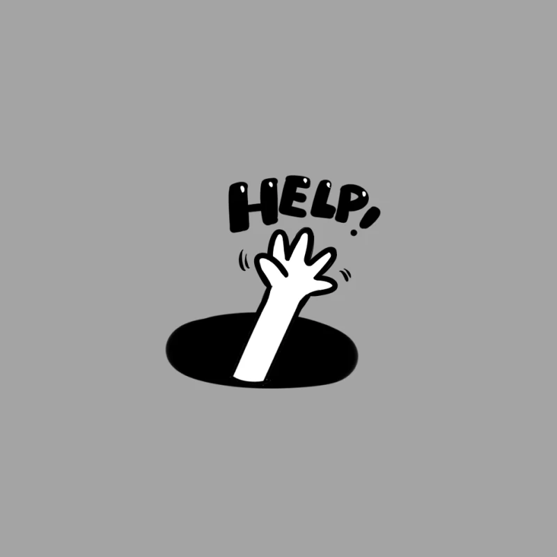 Hilfe suchende Hand bei Nacht Damen T-Shirt