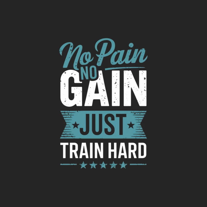 No Pain No Gain Motivational Fitness Training Quote Female Pullover Sweatshirt