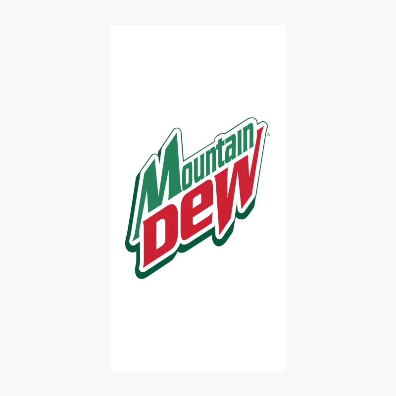 Mountain Dew Classic Brand Logo Design iPhone Case