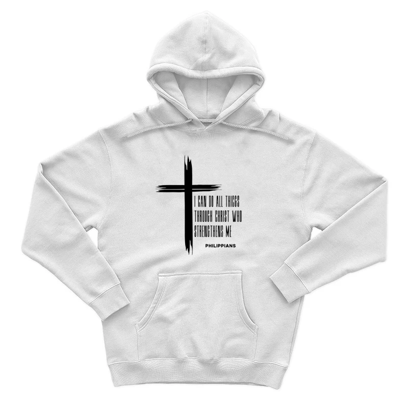 Glaube und Stärke in Christus Herren Pullover Hoodie