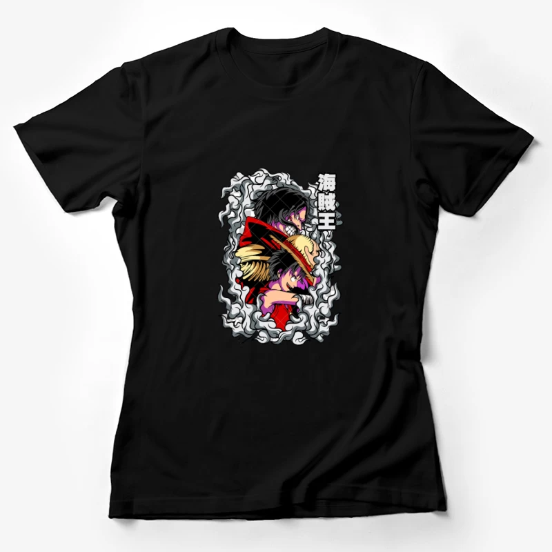 Episches Piratenduo in Aktion Damen T-Shirt