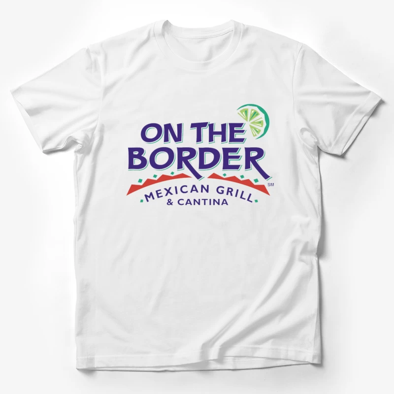 On the Border Mexican Grill & Cantin 23 Male T-Shirt