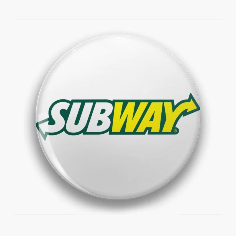 Subway Restaurant Logo Pin