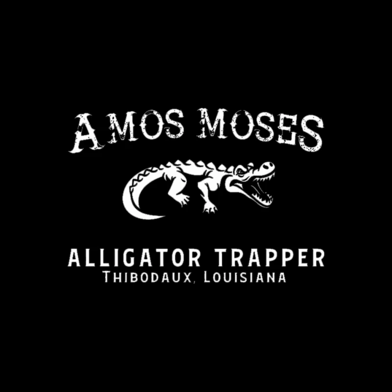 Amos Moses Alligator Trapper Pin