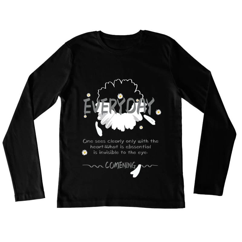 Herzliche Weisheit im Alltag Damen Langarm T-Shirt