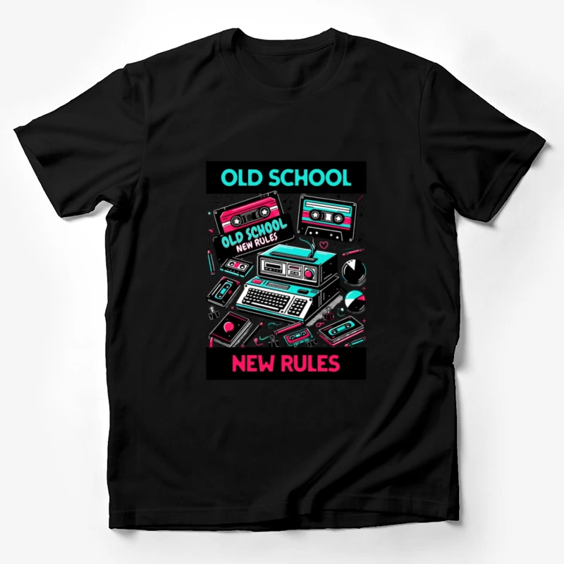Retro-Technologie: Alte Schule, neue Regeln Herren T-Shirt