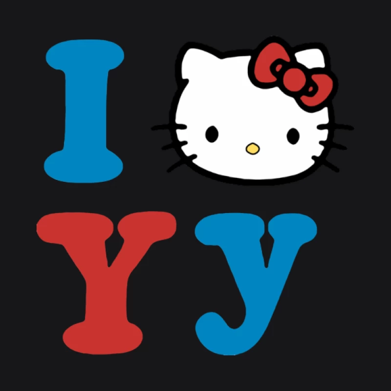 Liebe für Hello Kitty Herren Pullover Hoodie