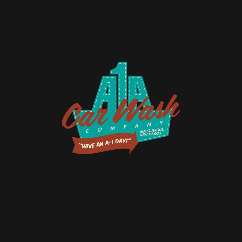 Retro Car Wash Logo for Albuquerque Company Desk Mat