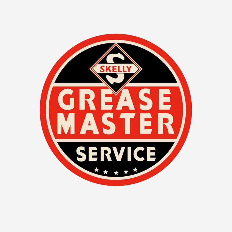 Vintage Skelly Grease Master Service Station Sign Female T-Shirt