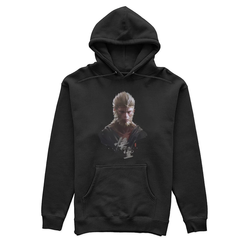Künstlerisches Affenporträt Damen Pullover Hoodie
