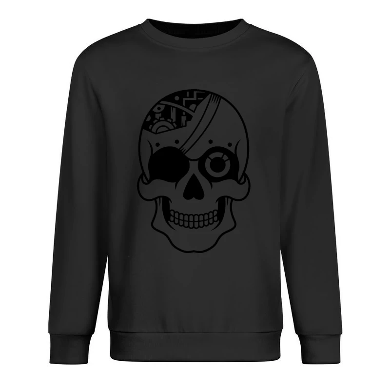 Tête de mort mécanique Homme Sweat-shirt à enfiler