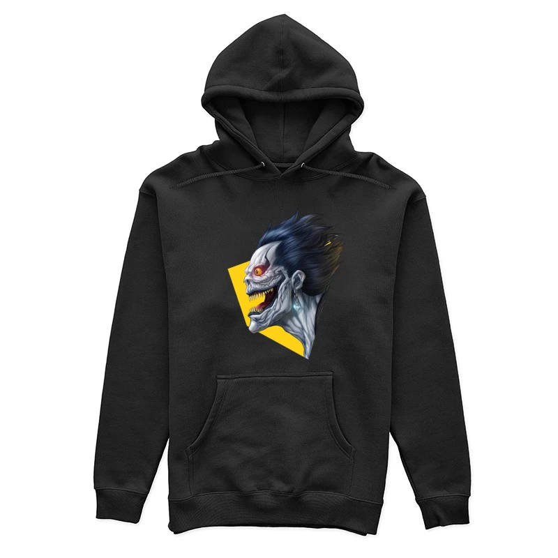 Dämonisches Wesen mit gelben Augen Damen Pullover Hoodie