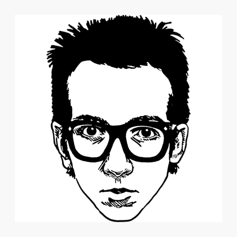 Elvis Costello Pin