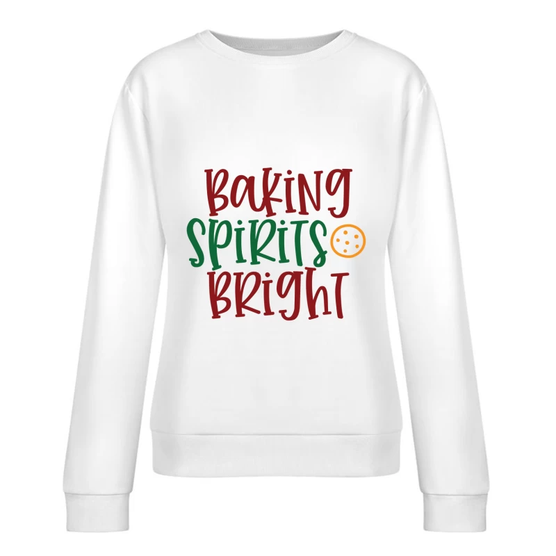 Concept de Fêtes et Pâtisserie Joyeuse Femme Sweat-shirt à enfiler