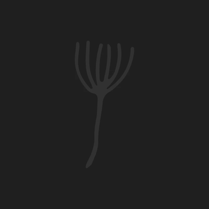 Silhouette de fleur séchée Homme Débardeur