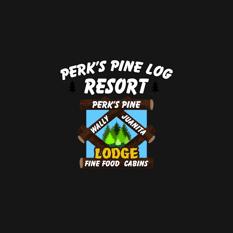 Perk_s Pine Log Resort from The Great Outdoors Desk Mat
