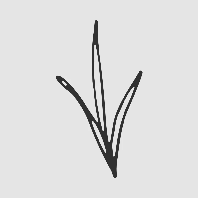 Illustration de Feuille Minimaliste Femme Sweat à capuche
