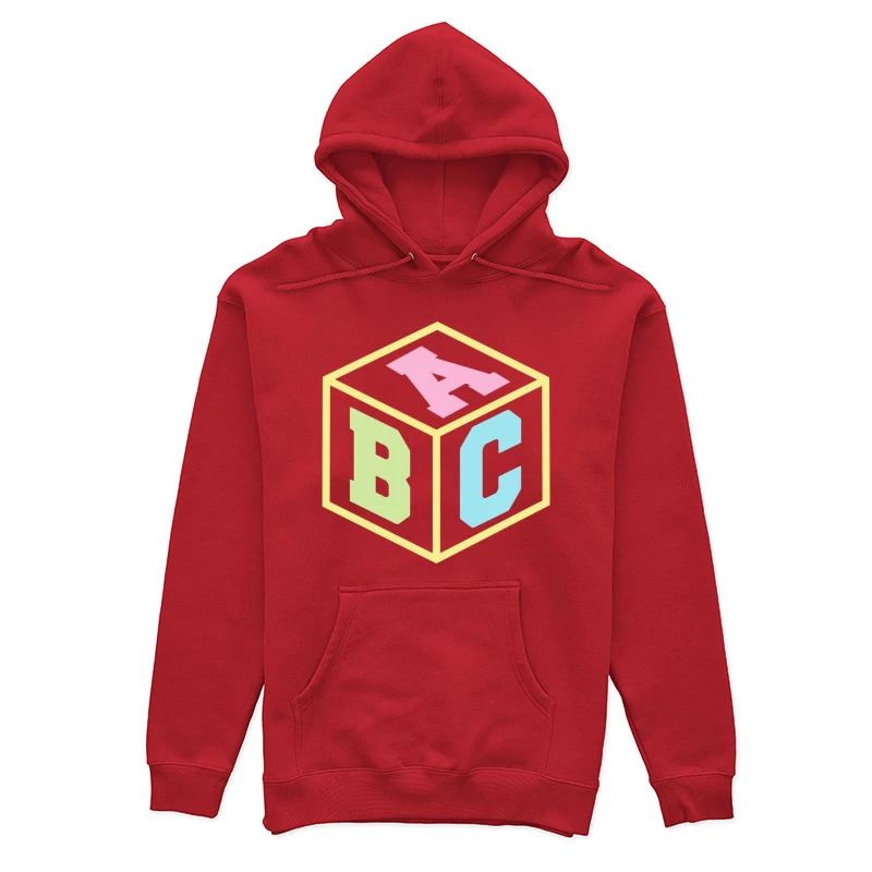 Cube d'alphabet coloré Femme Sweat à capuche