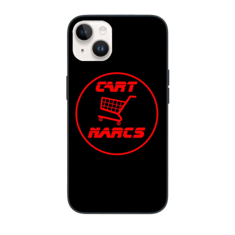 Cart Nares E-Commerce Shopping Logo Design iPhone Case