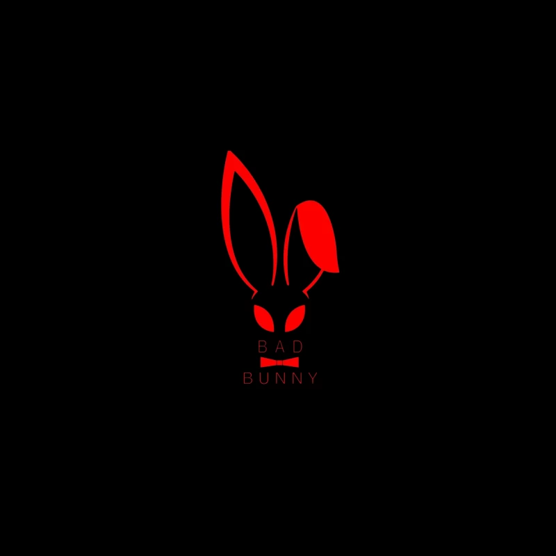 Bad Bunny Logo Desk Mat