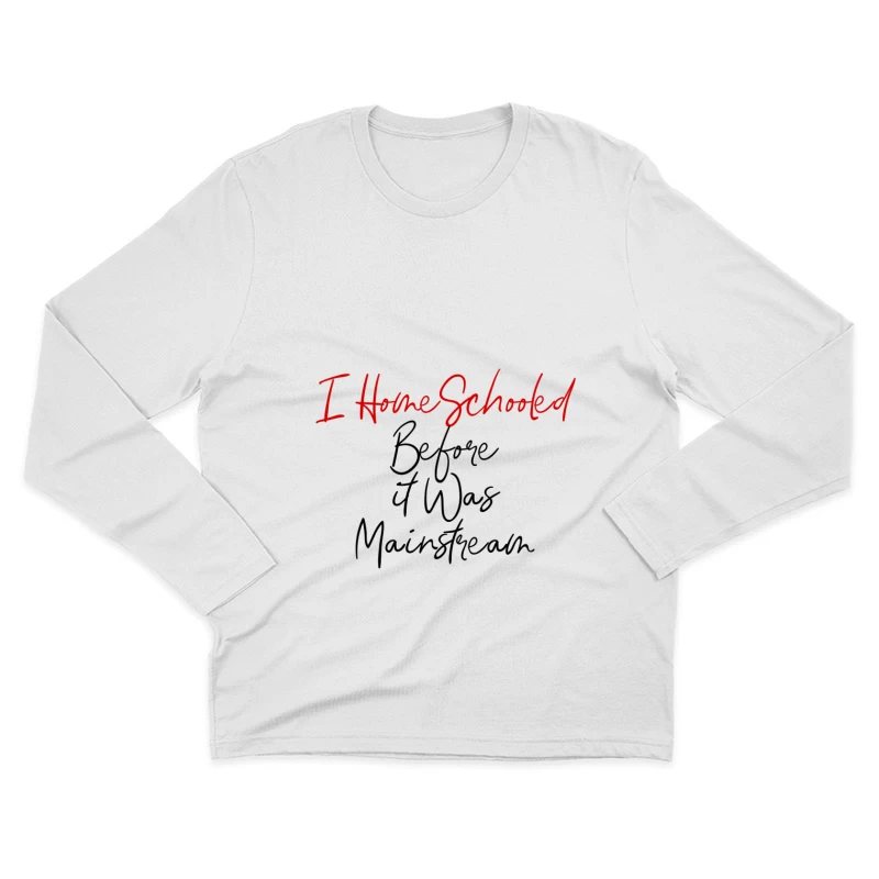 Éducation à Domicile Homme Manches Longues T-Shirt