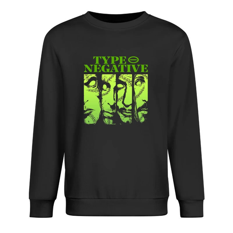 Type O Negative Faces Male Pullover Sweatshirt