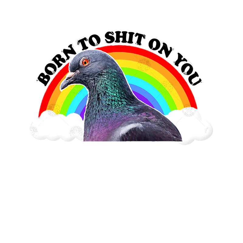 Born To Sht On You - Humorous Pigeon Design Tapestry