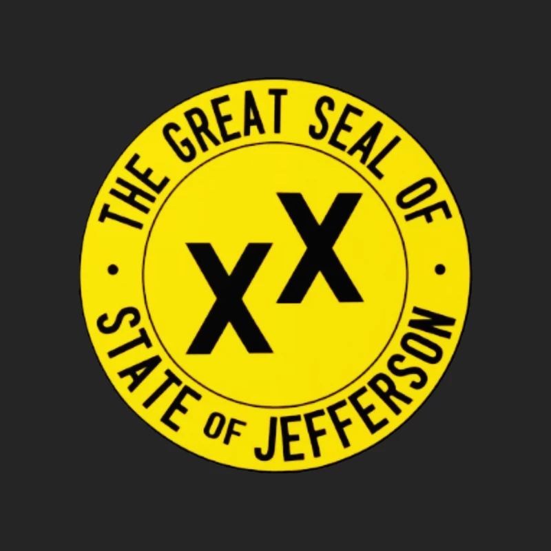 Great Seal of the State of Jefferson Male Pullover Sweatshirt
