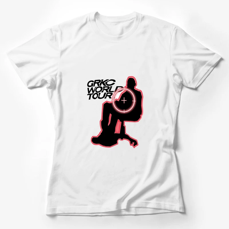 GRKC Welt Tour Silhouette Design Damen T-Shirt