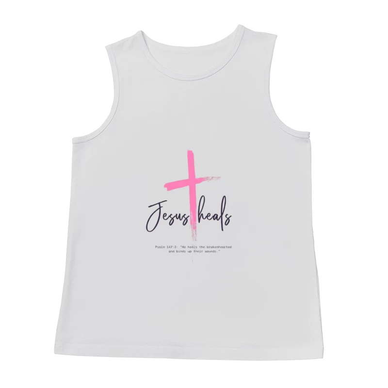 Jésus guérit citation inspirante Homme Débardeur