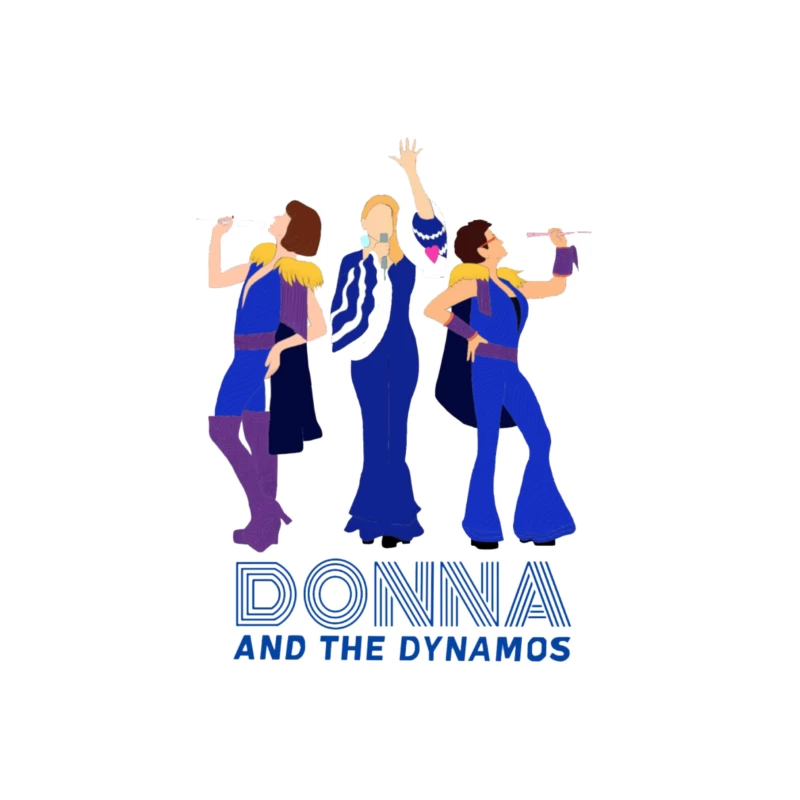 Donna and the Dynamos Throw Pillow