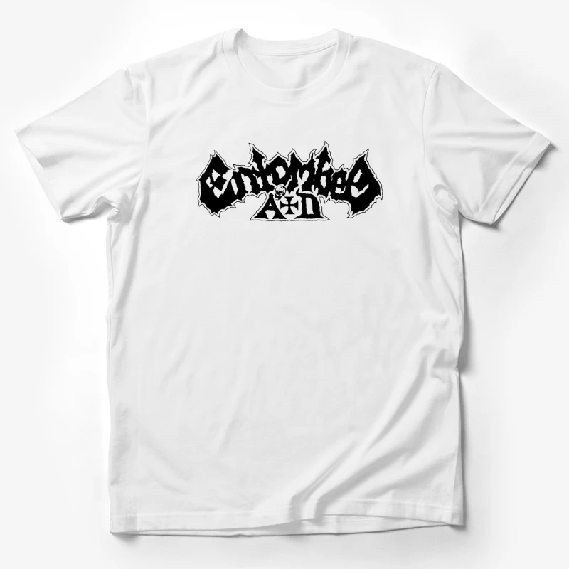 Entombed Black Logo Male T-Shirt