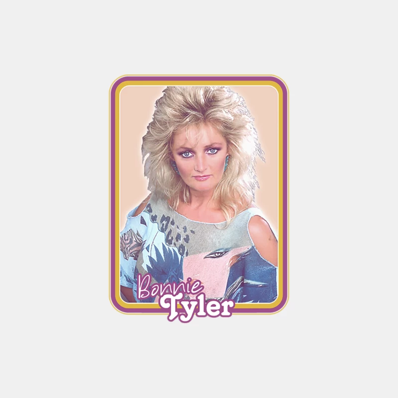 Bonnie Tyler  80s Style Fan Art Design Male Tank Top