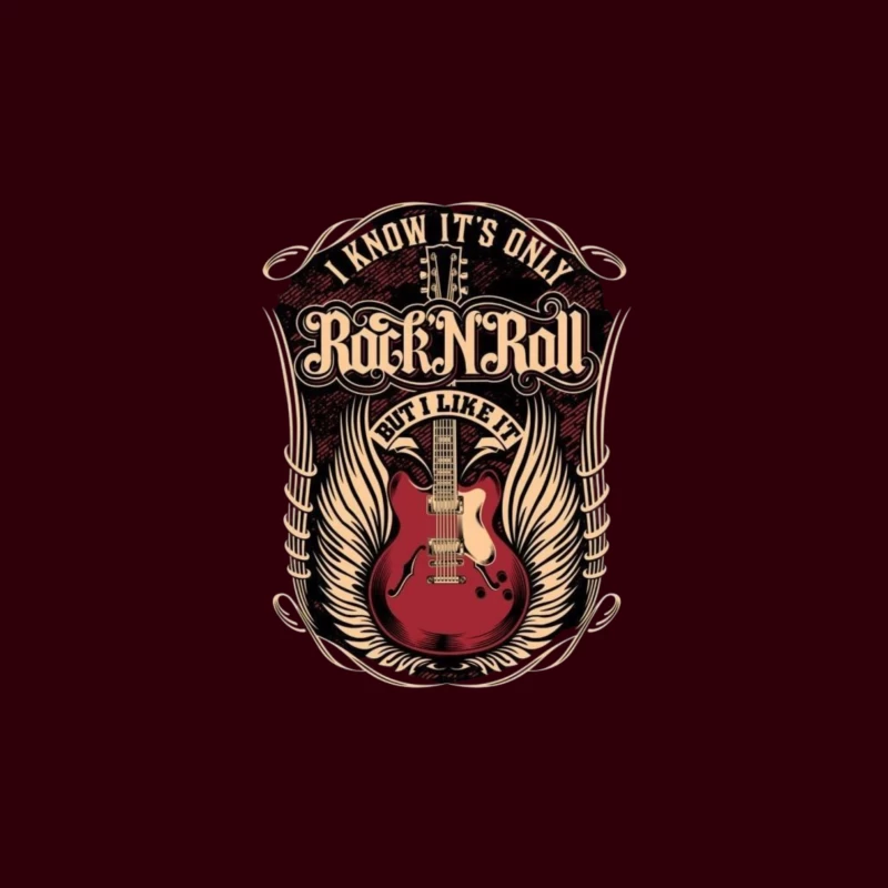 Rock and Roll Art iPhone Case