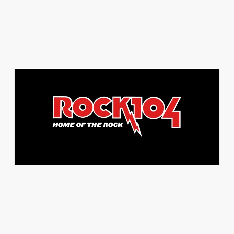 Rock Radio Station Logo with Lightning Bolt Coffee Mug