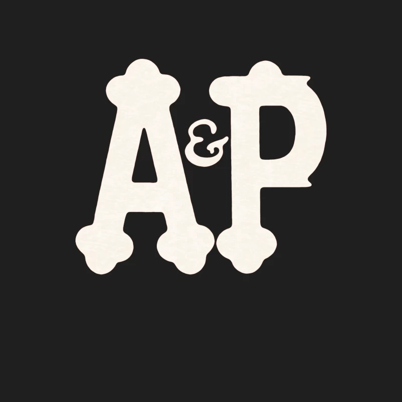 Decorative White AP Letters with Ampersand Male Tank Top