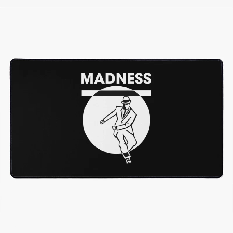 Ska Dance Madness Silhouette Logo Desk Mat