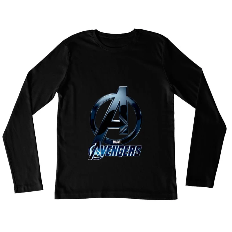 Marvel Avengers Logo Female Long Sleeve T-Shirt