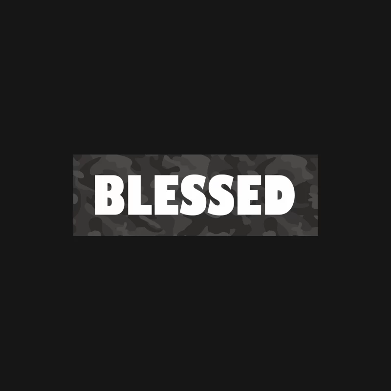 Blessed Camouflage Design Female Long Sleeve T-Shirt